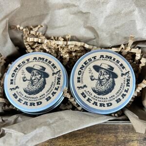 Honest Amish Beard Balm 4 oz TOTAL SET OF 2 2oz each